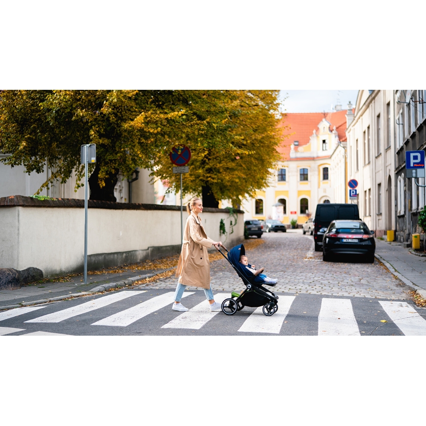 Lionelo - Combi-kinderwagen 2-in-1 MIKA Marineblauw