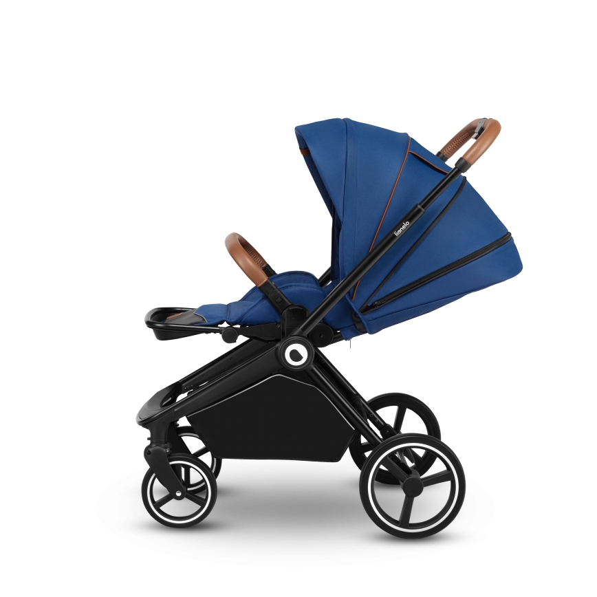 Lionelo - Combi-kinderwagen 2-in-1 MIKA Navyblauw