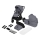 Lionelo - Combi-kinderwagen 2-in-1 MIKA PLUS Grey Stone