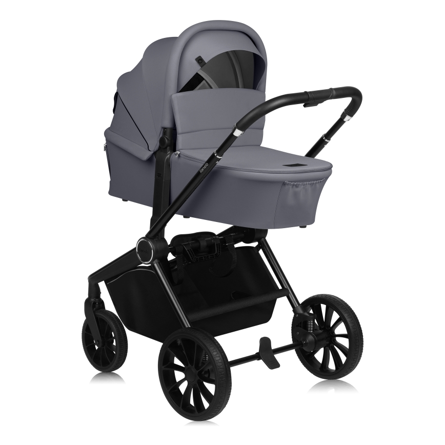 Lionelo - Combi-kinderwagen 2-in-1 MIKA PLUS Grey Stone