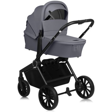 Lionelo - Combi-kinderwagen 2-in-1 MIKA PLUS Grijs Stone