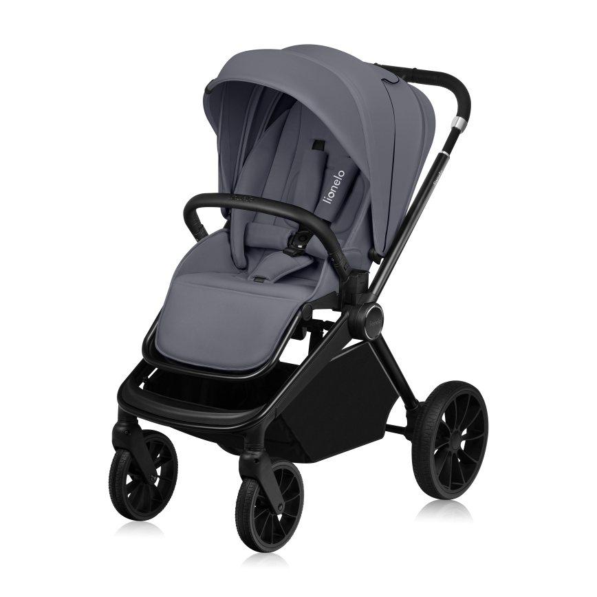Lionelo - Combi-kinderwagen 2-in-1 MIKA PLUS Grijs Stone