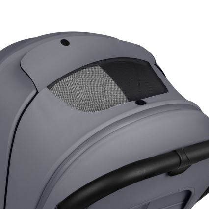 Lionelo - Combi-kinderwagen 2-in-1 MIKA PLUS Grijs Stone