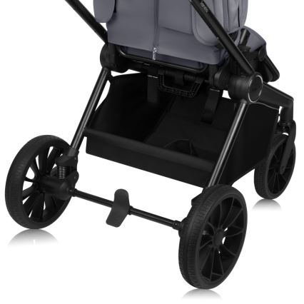Lionelo - Combi-kinderwagen 2-in-1 MIKA PLUS Grijs Stone