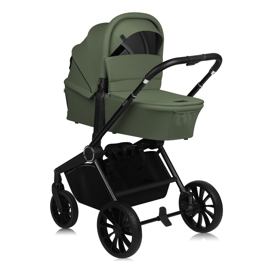 Lionelo - Combi-kinderwagen 2-in-1 MIKA PLUS Olijfgroen