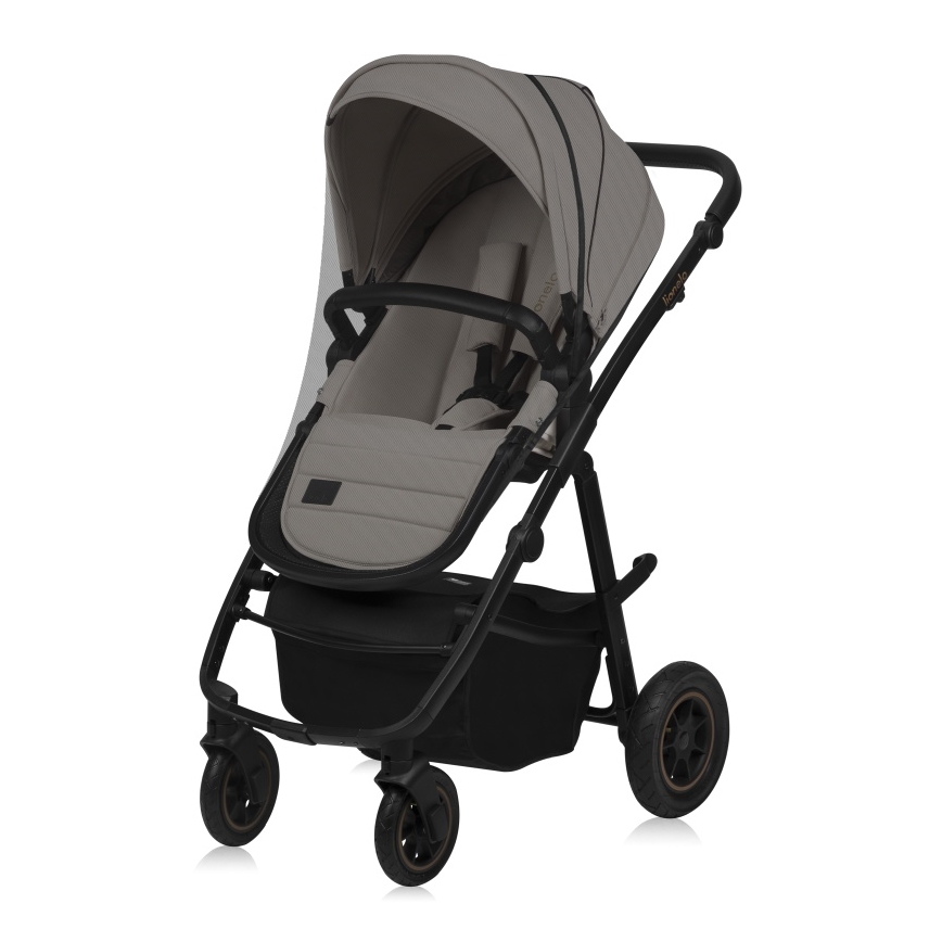 Lionelo - Combi-kinderwagen 3-in-1 AMBER PLUS Beige Sand