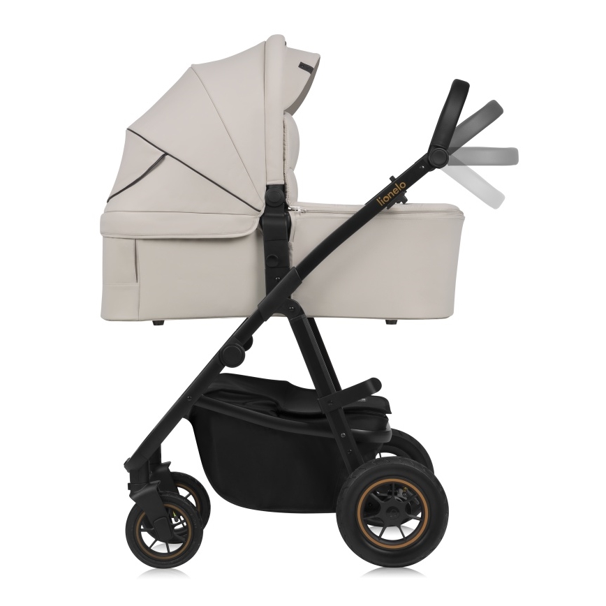 Lionelo - Combi-kinderwagen 3-in-1 AMBER PLUS Beige Sand