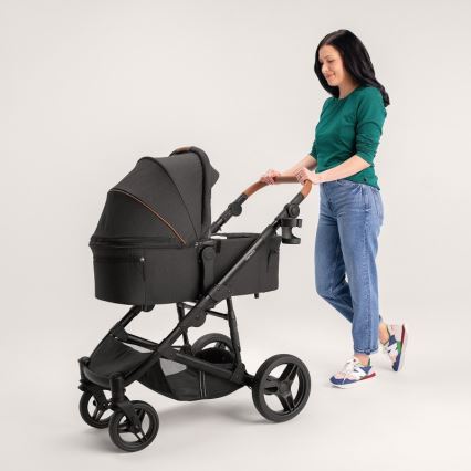 Lionelo - Combi-kinderwagen 3-in-1 MARI TOUR Black Onyx