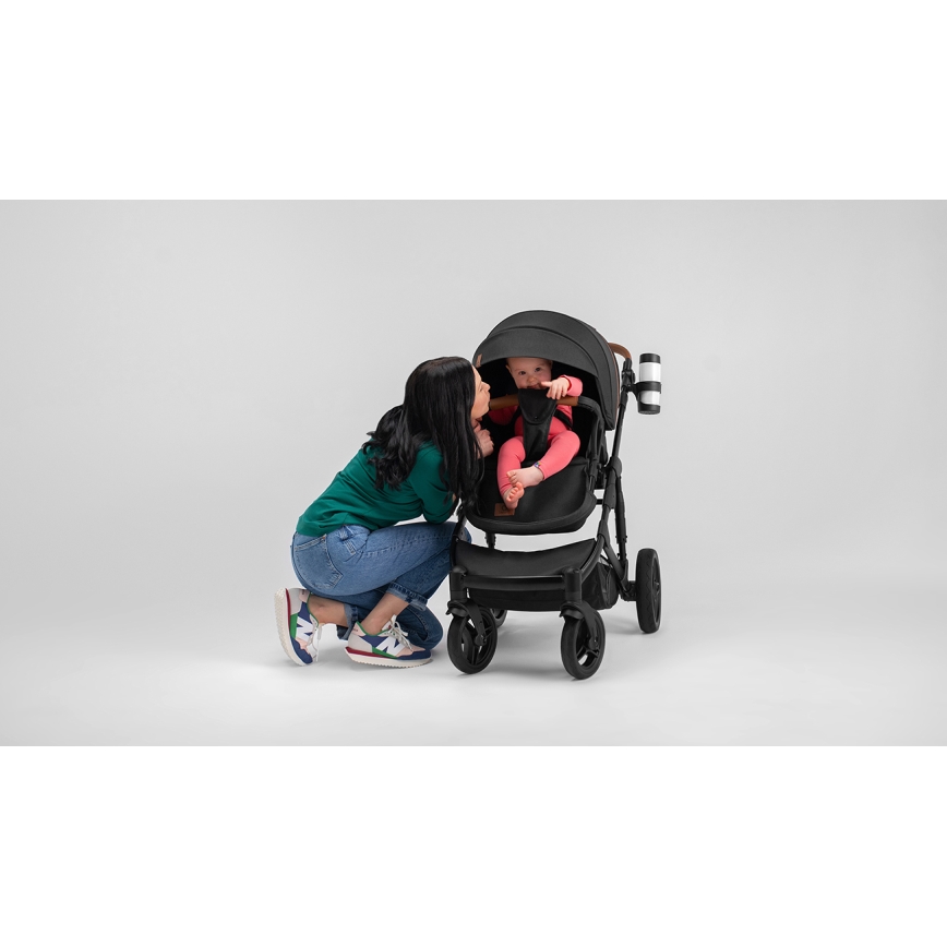 Lionelo - Combi-kinderwagen 3-in-1 MARI TOUR Black Onyx