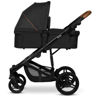 Lionelo - Combi-kinderwagen 3-in-1 MARI TOUR Black Onyx
