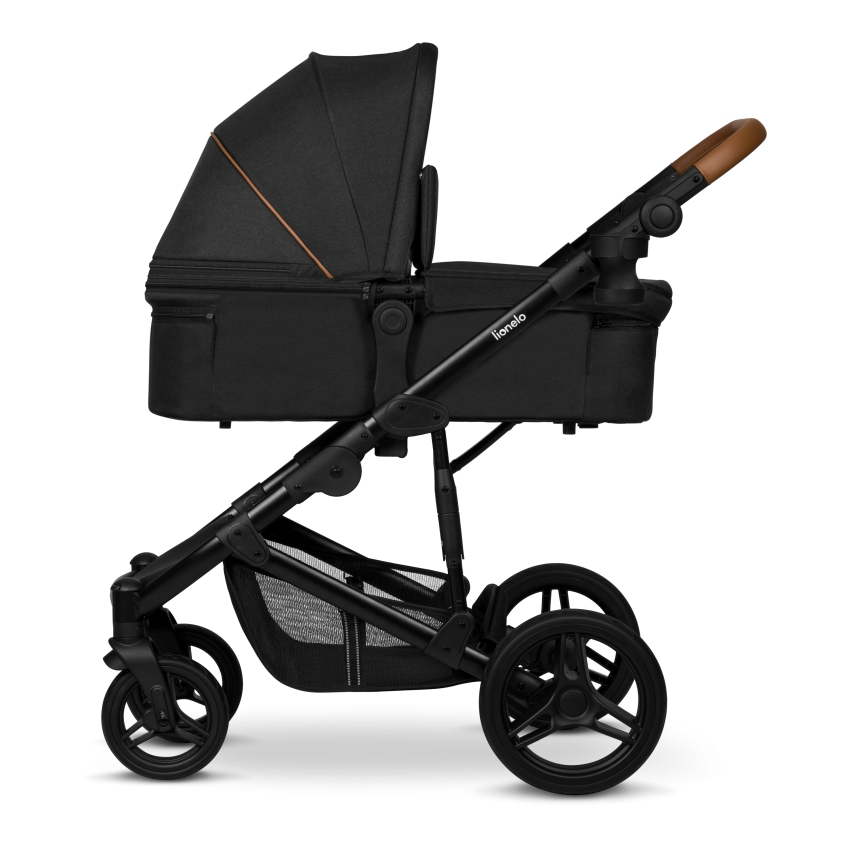 Lionelo - Combi-kinderwagen 3-in-1 MARI TOUR Black Onyx