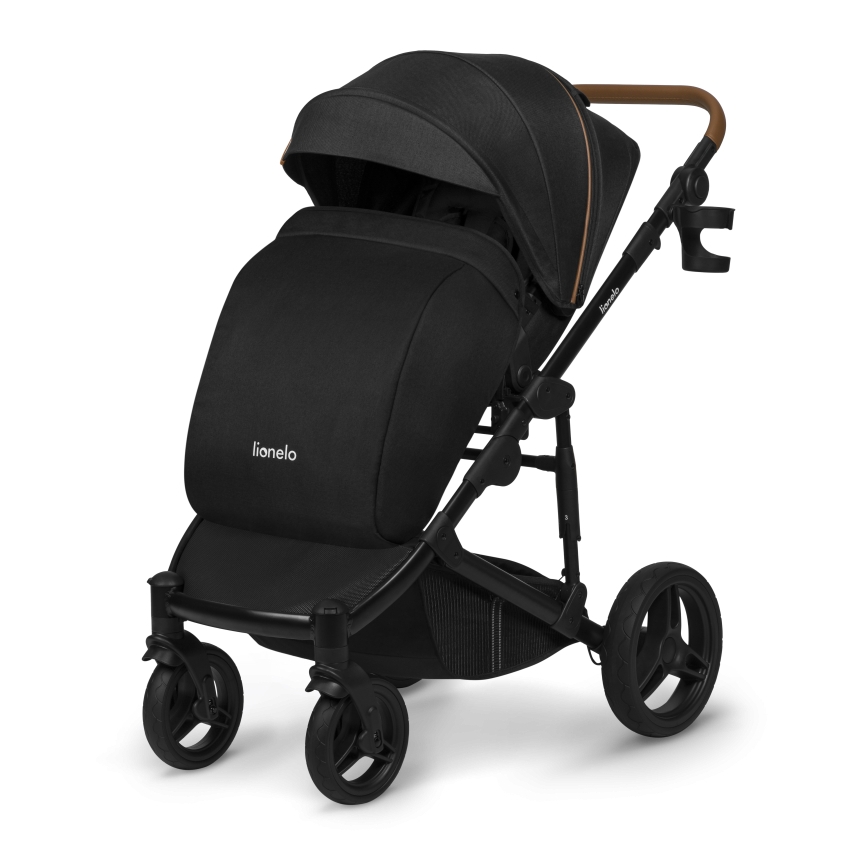 Lionelo - Combi-kinderwagen 3-in-1 MARI TOUR Black Onyx