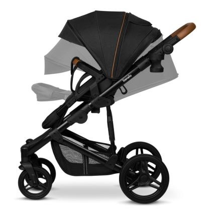Lionelo - Combi-kinderwagen 3-in-1 MARI TOUR Black Onyx