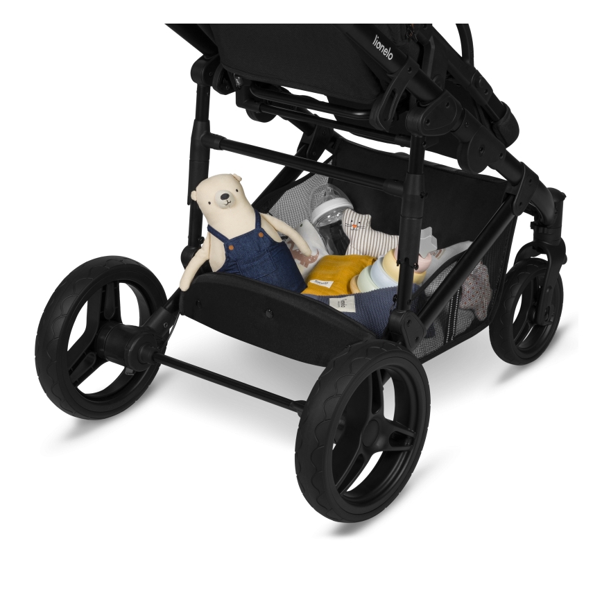 Lionelo - Combi-kinderwagen 3-in-1 MARI TOUR Black Onyx