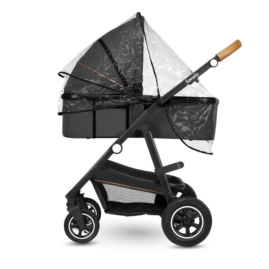 Lionelo - Combinatiekinderwagen 2-in-1 AMBER Grijs Grafiet