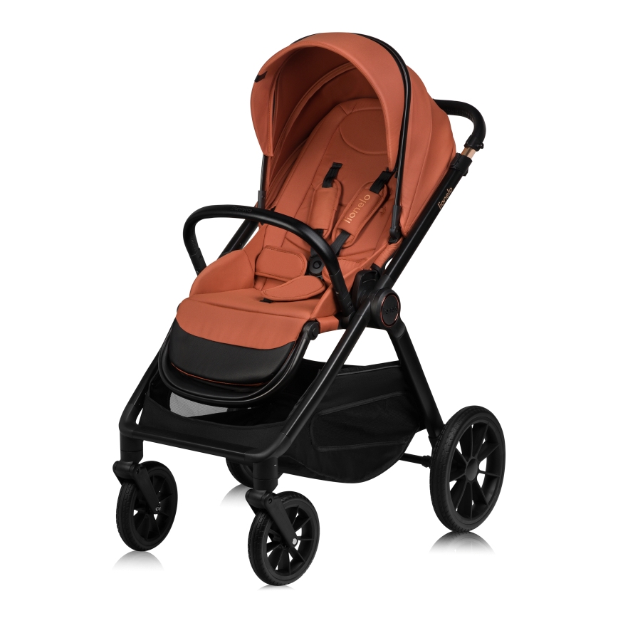 Lionelo - Combinatiekinderwagen 2-in-1 LAYLA Bruin (roestkleurig)
