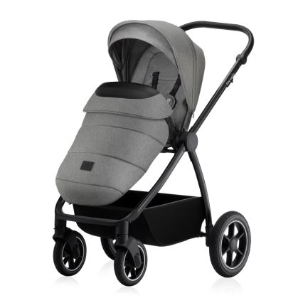 Lionelo - Combinatiekinderwagen 2-in-1 MERIL Grey Stone
