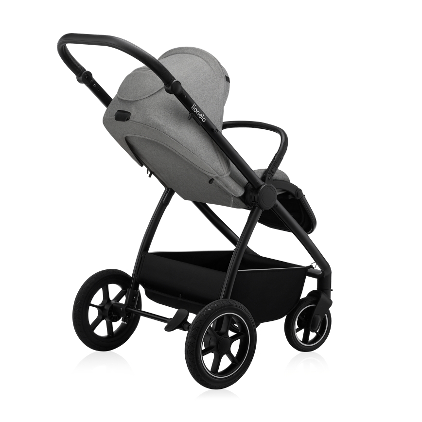 Lionelo - Combinatiekinderwagen 2-in-1 MERIL Grey Stone