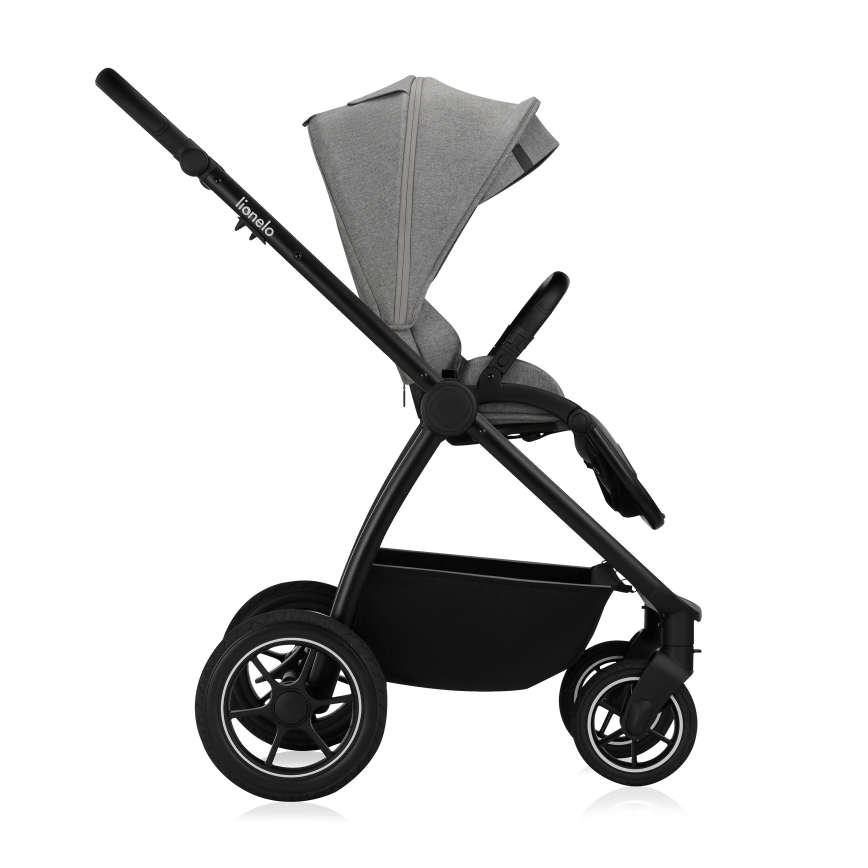 Lionelo - Combinatiekinderwagen 2-in-1 MERIL Grey Stone