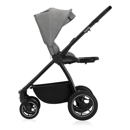 Lionelo - Combinatiekinderwagen 2-in-1 MERIL Grey Stone