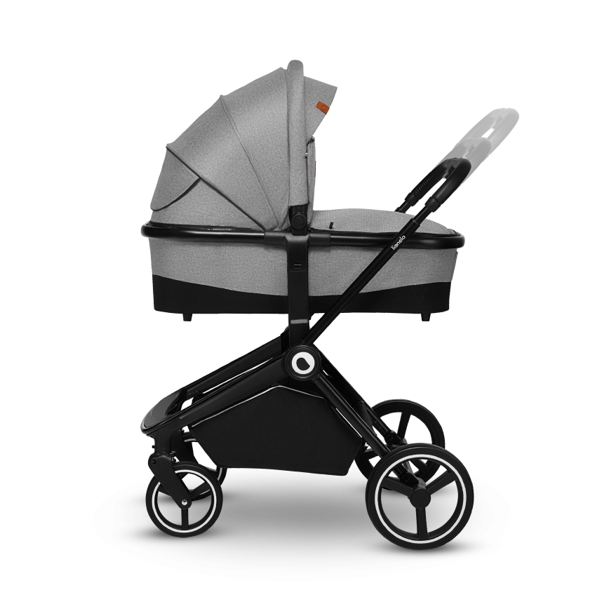 Lionelo - Combinatiekinderwagen 2-in-1 MIKA Grey Stone