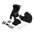 Lionelo - Combinatiekinderwagen 2-in-1 MIKA PLUS Black Onyx