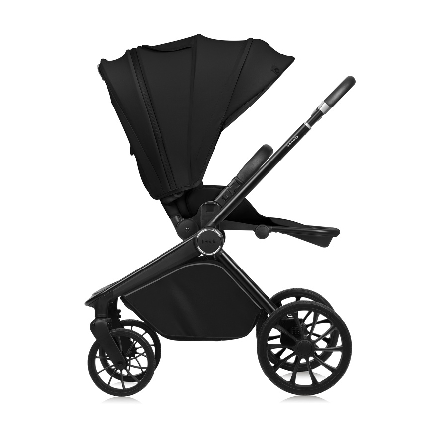Lionelo - Combinatiekinderwagen 2-in-1 MIKA PLUS Black Onyx