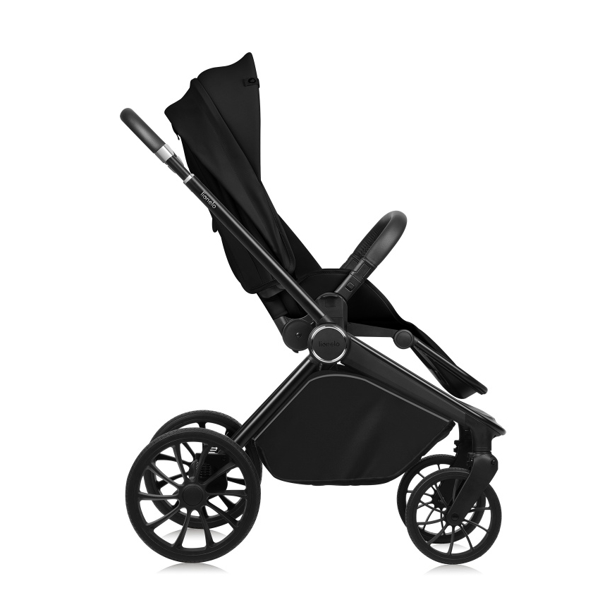 Lionelo - Combinatiekinderwagen 2-in-1 MIKA PLUS Black Onyx