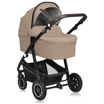 Lionelo - Combinatiekinderwagen 3-in-1 BIANKA Beige Zand