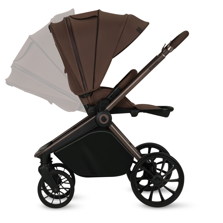 Lionelo - Combinatiekinderwagen 3-in-1 MIKA PLUS Mocha Mousse