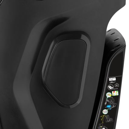 Lionelo - Draaibare autostoel HARPER i-Size met basis 76-150 cm Black Carbon