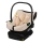Lionelo - Draaibare autostoel met basis ASTRID SET i-Size 40-87 cm Beige Sand