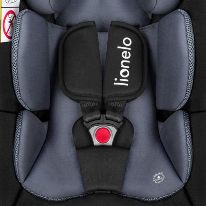 Lionelo - Draaibare autostoel met basis ASTRID SET i-Size 40-87 cm Zwart/Grijs