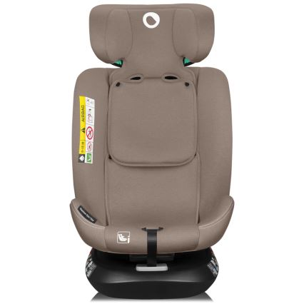 Lionelo - Draaibare autostoel met basis BASTIAAN ONE i-Size 40-150 cm Beige zand