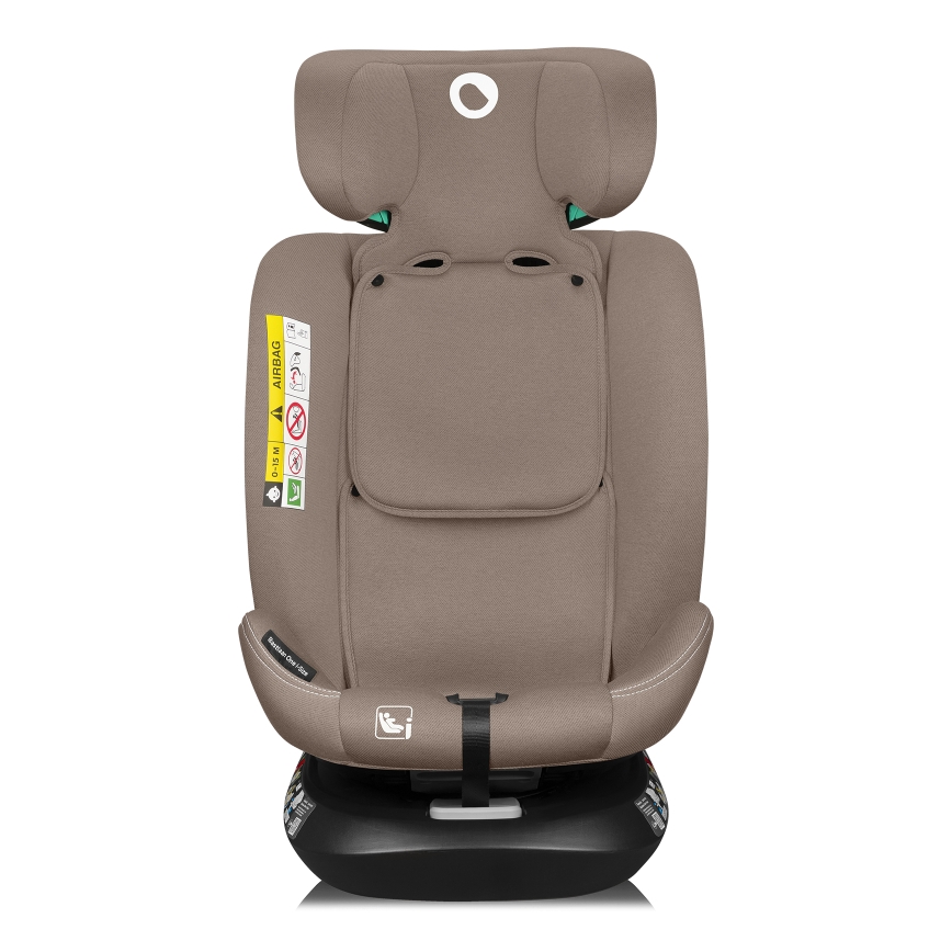 Lionelo - Draaibare autostoel met basis BASTIAAN ONE i-Size 40-150 cm Beige zand