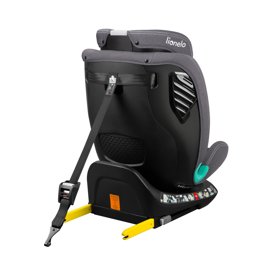 Lionelo - Autostoel met draaibare basis BASTIAAN ONE i-Size 40-150 cm Grey Stone