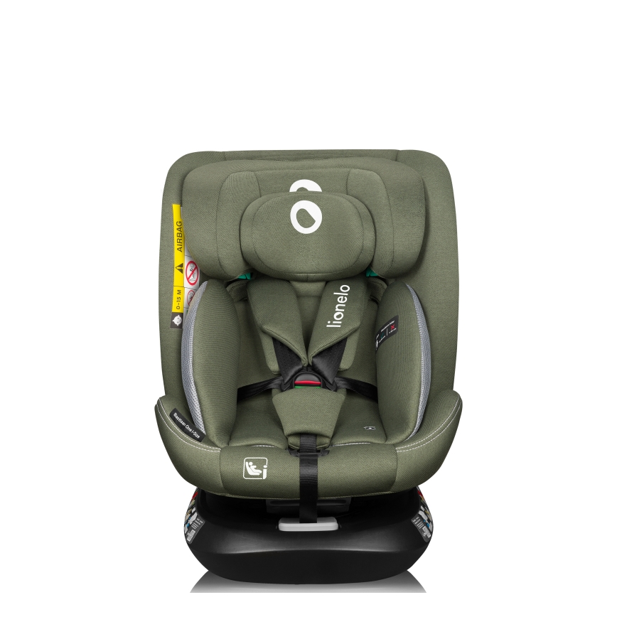 Lionelo - Autostoel met draaibare basis BASTIAAN ONE i-Size 40-150 cm Olijfgroen