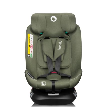 Lionelo - Autostoel met draaibare basis BASTIAAN ONE i-Size 40-150 cm Olijfgroen