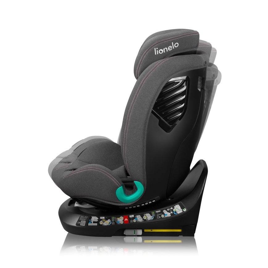 Lionelo - Autostoel met draaibare basis BASTIAAN ONE i-Size 40-150 cm Pink Rose