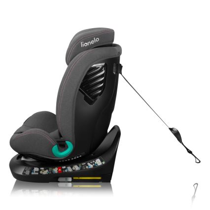 Lionelo - Autostoel met draaibare basis BASTIAAN ONE i-Size 40-150 cm Pink Rose