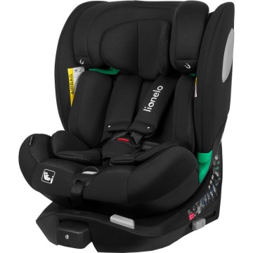 Lionelo - Draaibare autostoel met basis BRAAM AIR i-Size 40-150 cm Zwart Carbon