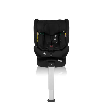 Lionelo - Draaibare autostoel met basis BRAAM AIR i-Size 40-150 cm Zwart Carbon