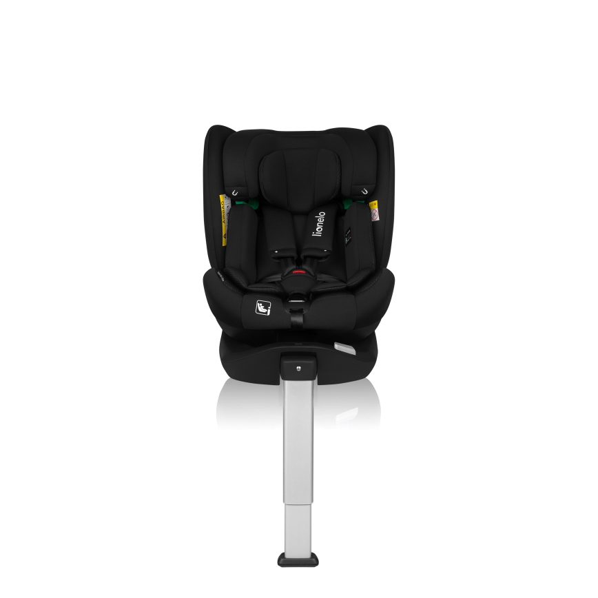 Lionelo - Draaibare autostoel met basis BRAAM AIR i-Size 40-150 cm Zwart Carbon