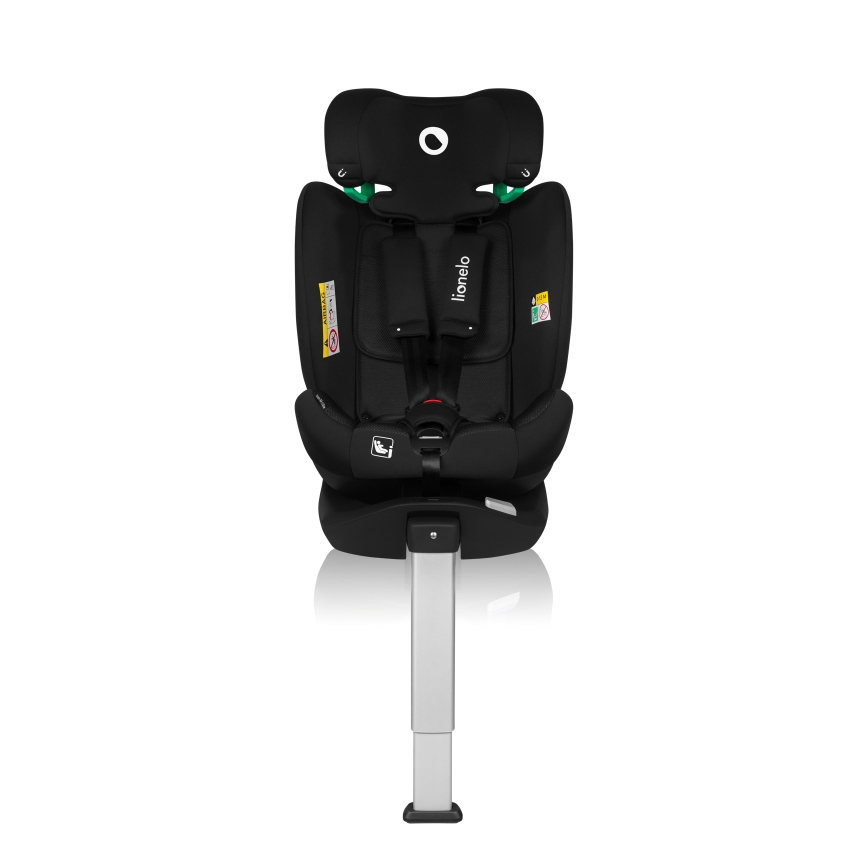 Lionelo - Draaibare autostoel met basis BRAAM AIR i-Size 40-150 cm Zwart Carbon