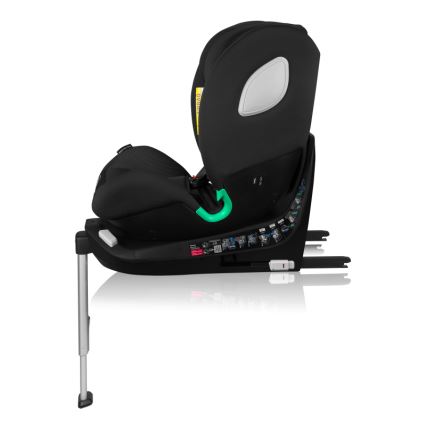 Lionelo - Draaibare autostoel met basis BRAAM AIR i-Size 40-150 cm Zwart Carbon