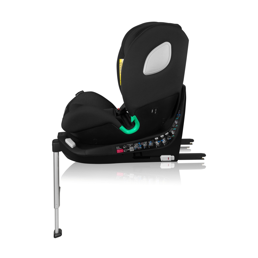 Lionelo - Draaibare autostoel met basis BRAAM AIR i-Size 40-150 cm Zwart Carbon