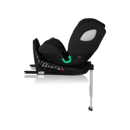 Lionelo - Draaibare autostoel met basis BRAAM AIR i-Size 40-150 cm Zwart Carbon