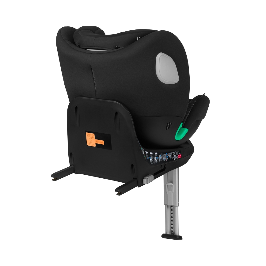Lionelo - Draaibare autostoel met basis BRAAM AIR i-Size 40-150 cm Zwart Carbon