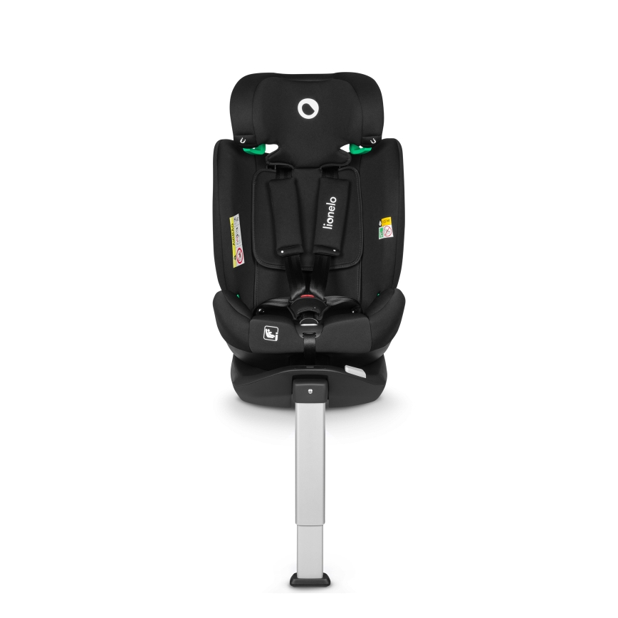 Lionelo - Draaibare autostoel met basis BRAAM i-Size 40-150 cm Zwart Carbon