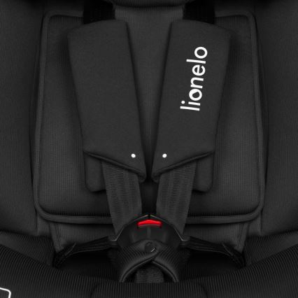 Lionelo - Draaibare autostoel met basis BRAVE i-Size 40–150 cm Zwart Carbon